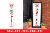 Christmas Porch Sign SVG | This Home Believes