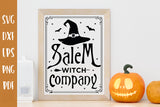 Halloween Sign SVG - Salem Witch Company SVG