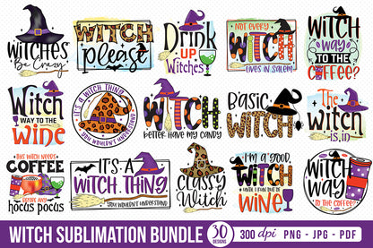 Halloween Witch Sublimation Bundle
