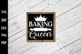 Baking Queen | Funny Kitchen Sign SVG