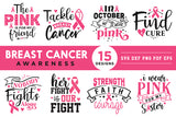 Breast Cancer Awareness SVG Bundle