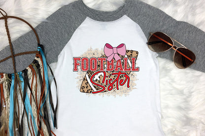 Football Sister, Football Sublimation Design