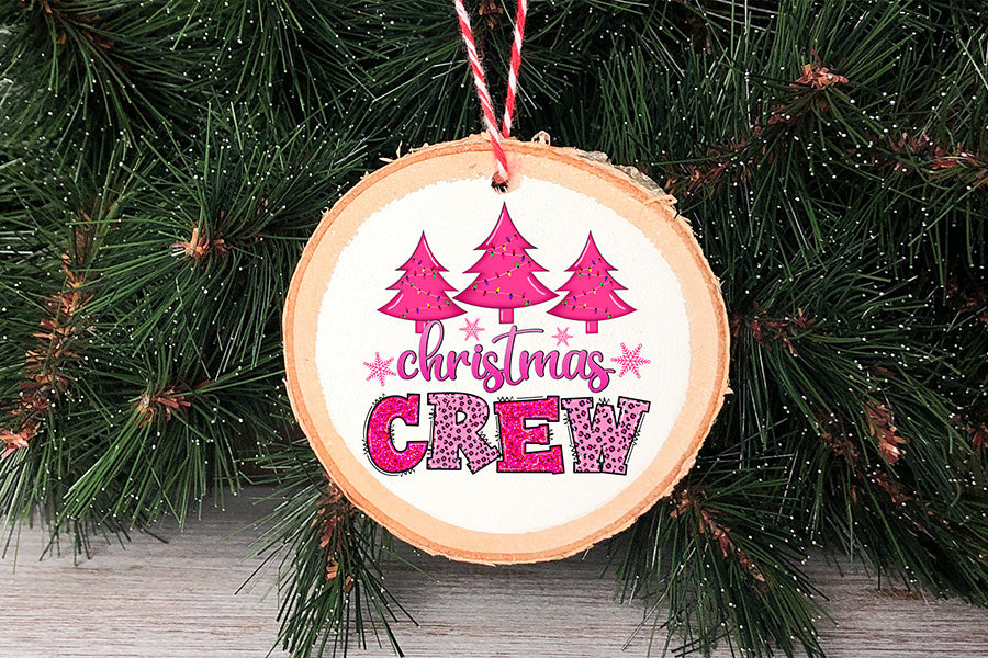 Christmas Crew - Pink Christmas PNG Sublimation