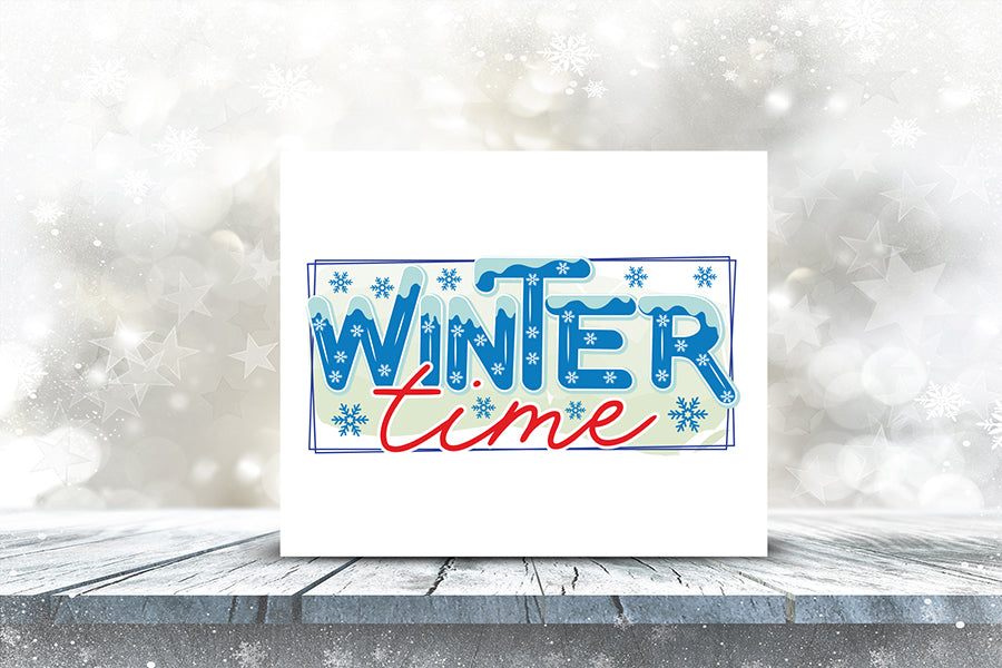 Winter Sublimation Design - Winter Time