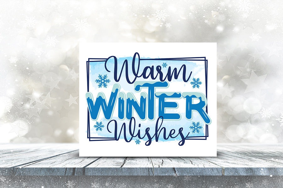 Warm Winter Wishes PNG Sublimation