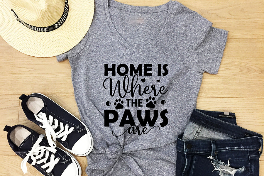 Home is Where the Paws Are | Dog Quote SVG