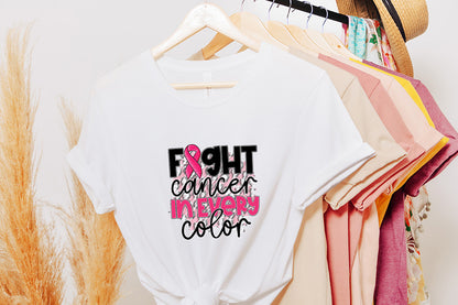 Fight Cancer in Every Color, Breast Cancer PNG