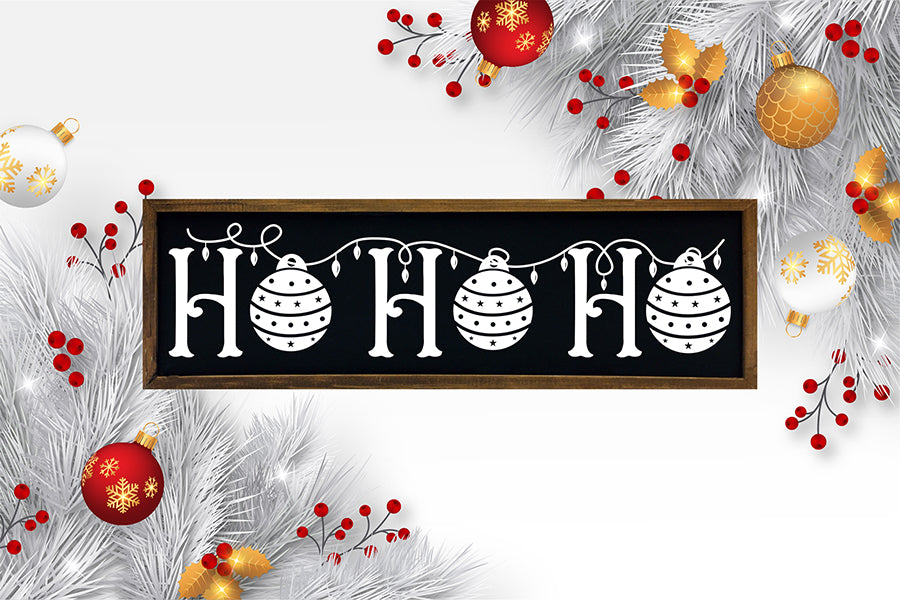 HO Ho Ho | Farmhouse Christmas Sign SVG