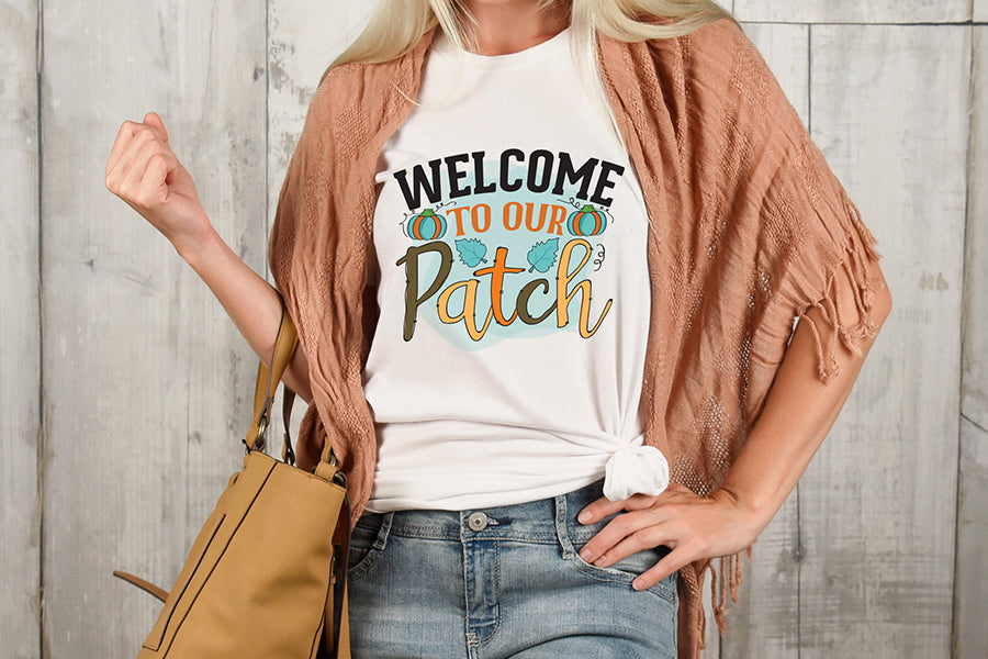 Fall Sublimation Design | Welcome to Our Patch