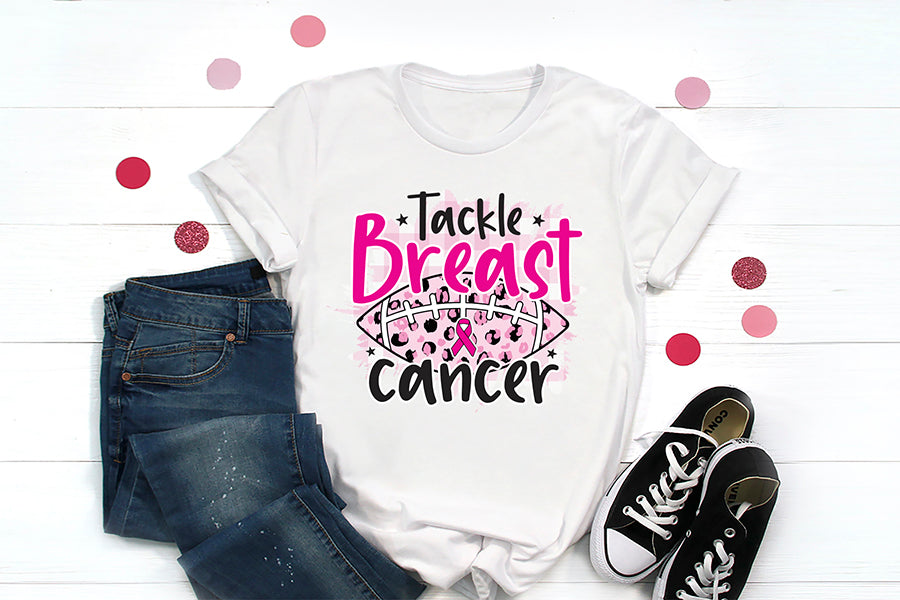 Tackle Breast Cancer PNG Sublimation Design