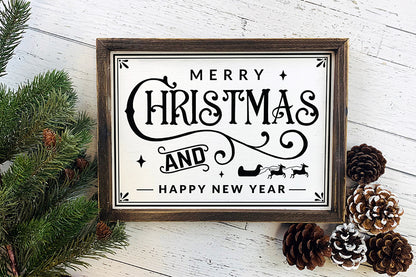 Farmhouse Christmas Sign SVG Design