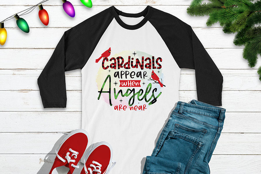 Cardinals Appear When Angels are Near PNG Sublimation