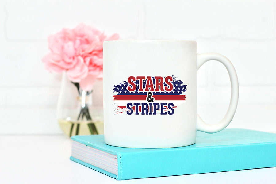 4th of July Sublimation Design, Stars & Stripes PNG