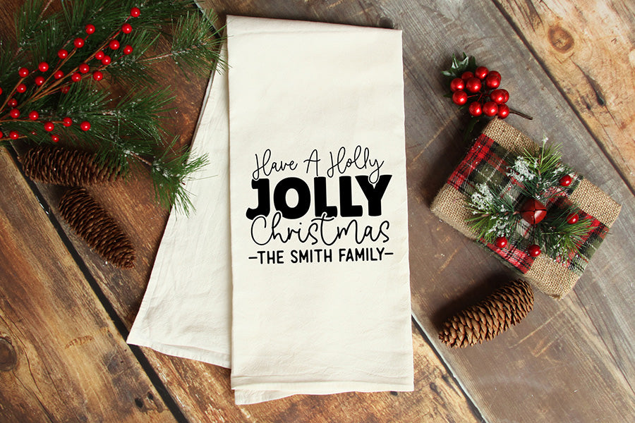 Christmas Kitchen Towels SVG Cut File