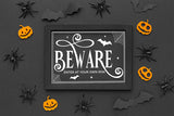 Beware Enter at Your Own Risk | Halloween Sign SVG