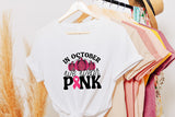 In October We Wear Pink | Breast Cancer PNG