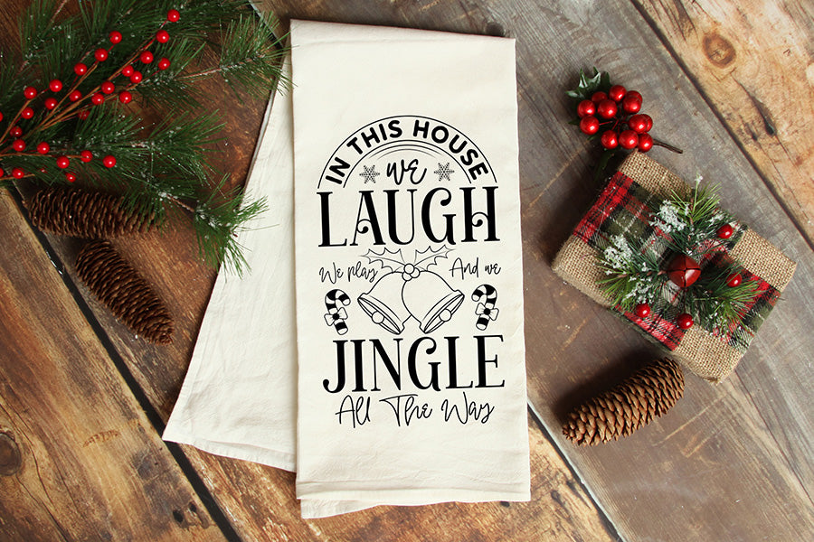 Christmas Kitchen Towels SVG Design