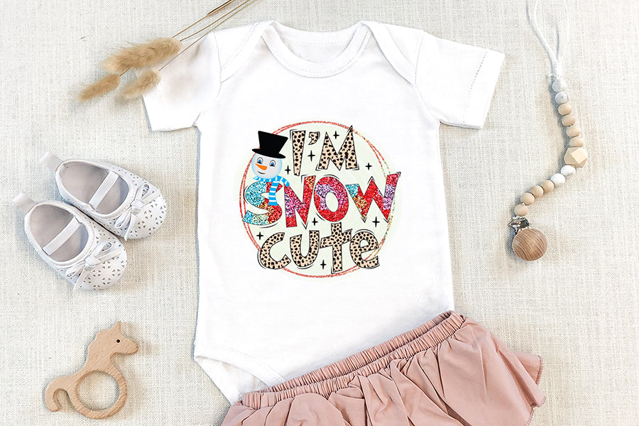 I'm Snow Cute PNG - Kids Christmas PNG Sublimation