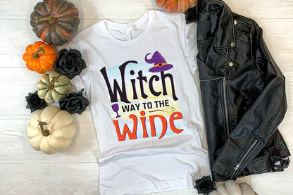 Halloween Witch PNG | Witch Way to the Wine