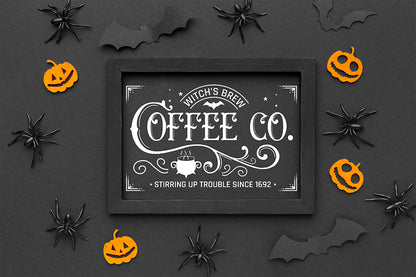 Halloween Sign SVG | Witch's Brew Coffee Co.