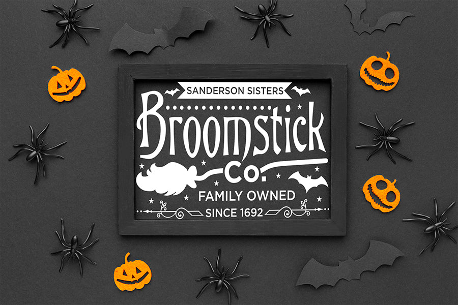 Halloween Sign SVG, Broomstick Co. SVG