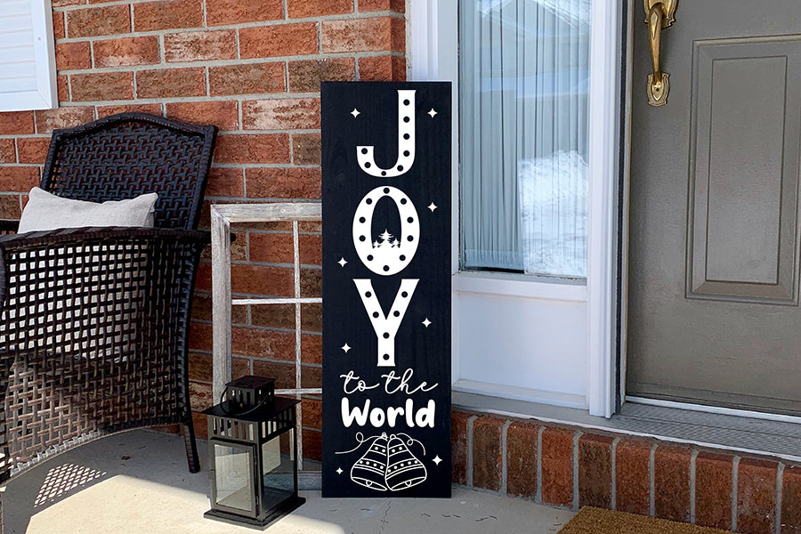 Joy to the World, Christmas Porch Sign SVG