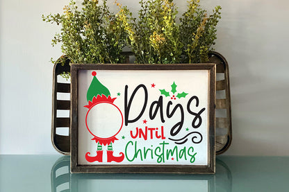 Christmas Countdown SVG - Days Until Christmas