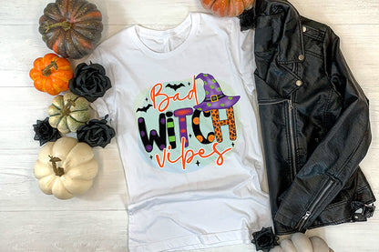 Bad Witch Vibes, Halloween Witch Sublimation