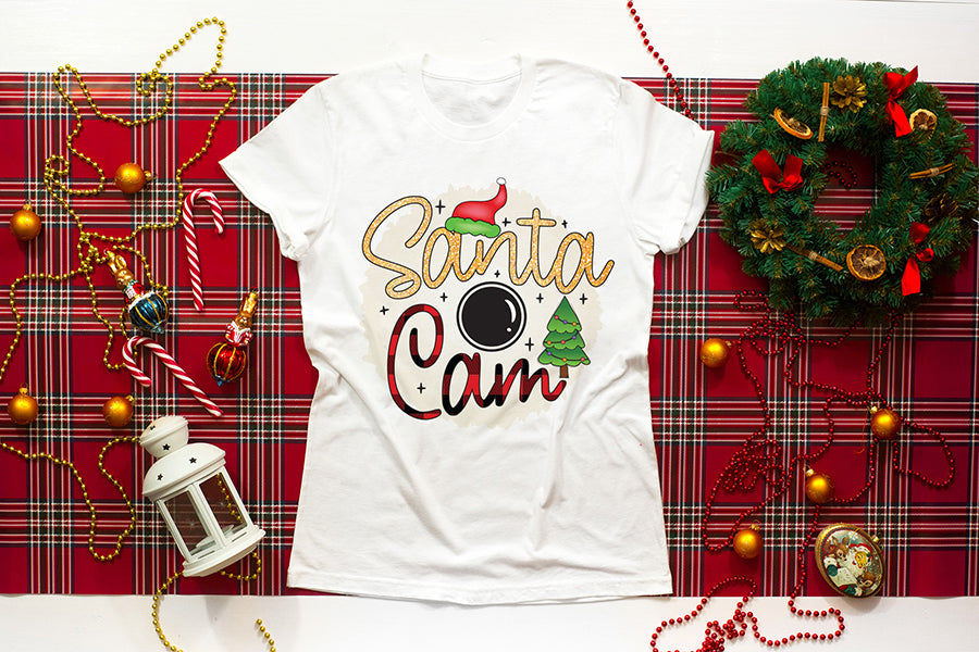 Santa Cam | Funny Christmas PNG Sublimation