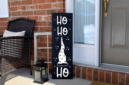 Ho Ho Ho - Christmas Vertical Sign SVG