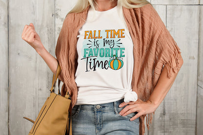 Fall Sublimation Design | Fall Time is My Favorite Time