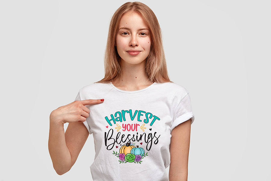 Thanksgiving Sublimation, Harvest Your Blessings