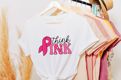 Think Pink, Breast Cancer Awareness PNG