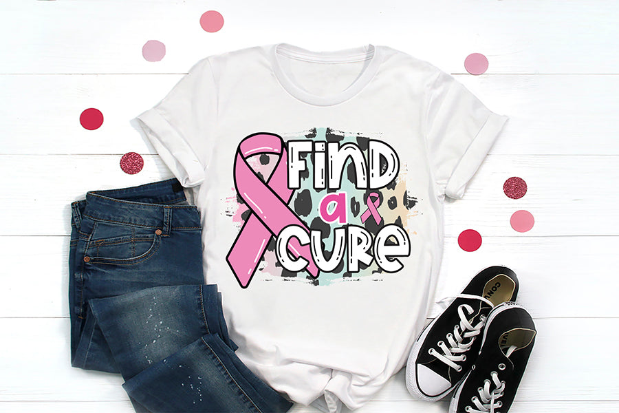 Find a Cure PNG - Breast Cancer Sublimation