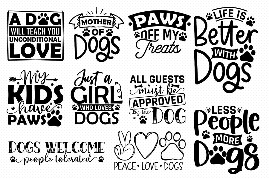 Dog SVG Bundle Vol.2