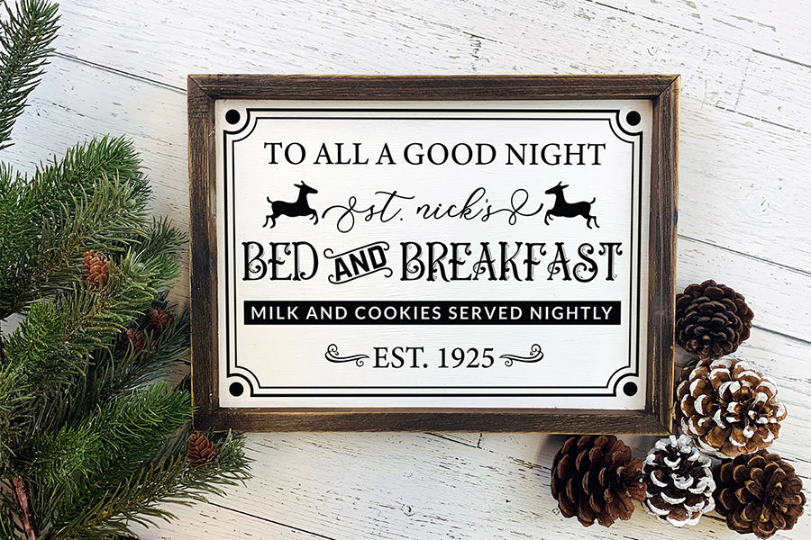 Farmhouse Christmas Sign SVG Design