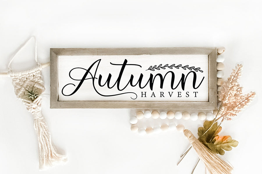 Fall Sign SVG | Autumn Harvest Cut File