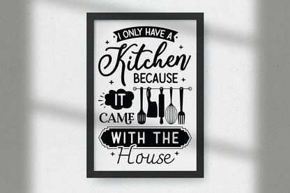 Funny Kitchen Sign SVG, Kitchen SVG