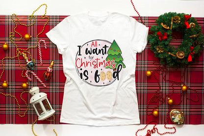 All I Want for Christmas is Food PNG Sublimation