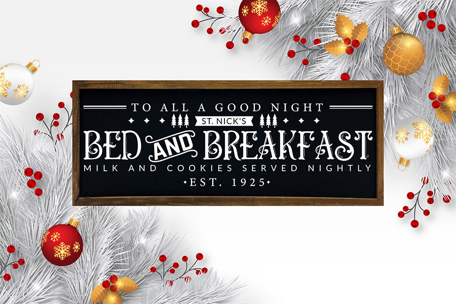 Farmhouse Christmas Sign SVG Cut File