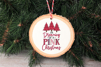 I'm Dreaming of a Pink Christmas PNG Sublimation