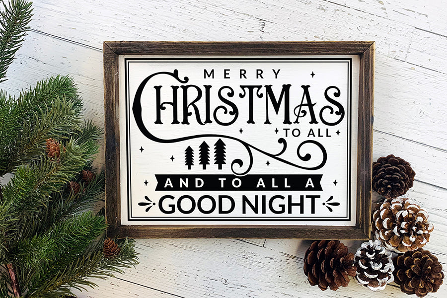 Merry Christmas to All | Farmhouse Christmas SVG