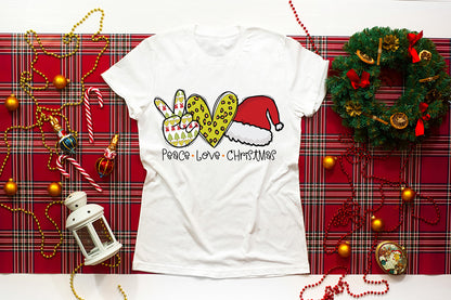 Peace Love Christmas PNG Sublimation