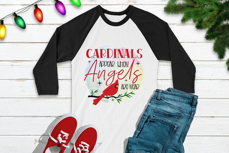 Christmas Cardinal Sublimation Design PNG