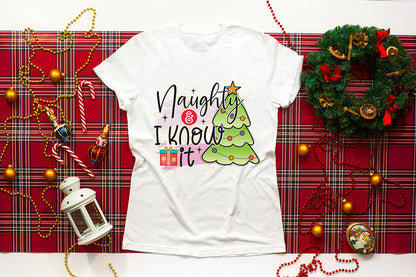 Naughty and I Know It PNG Funny Christmas