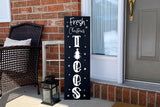 Fresh Christmas Trees Porch Sign SVG