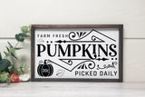 Farm Fresh Pumpkins - Fall Sign Making SVG