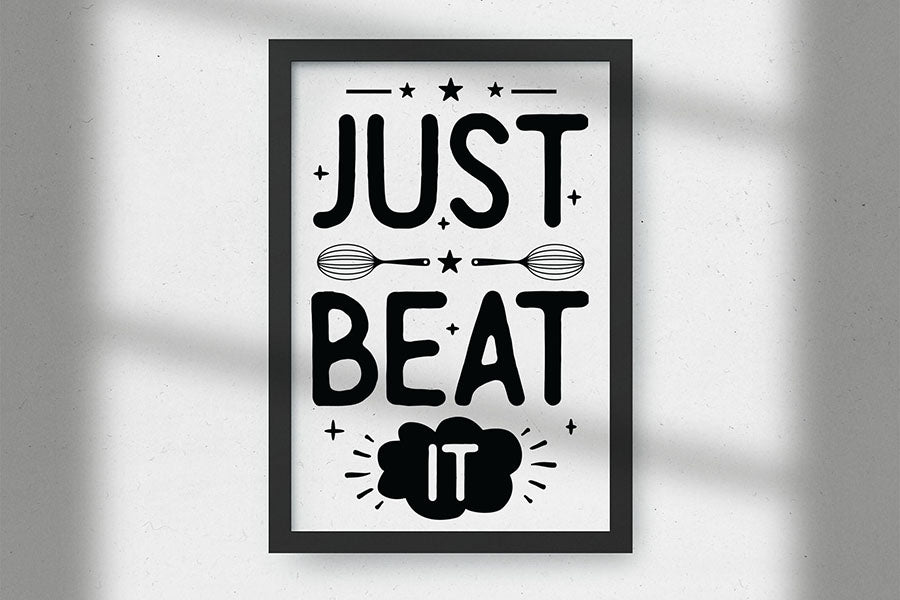 Just Beat It SVG, Funny Kitchen Sign SVG