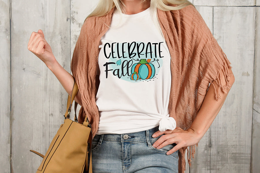 Fall PNG Sublimation Design | Celebrate Fall