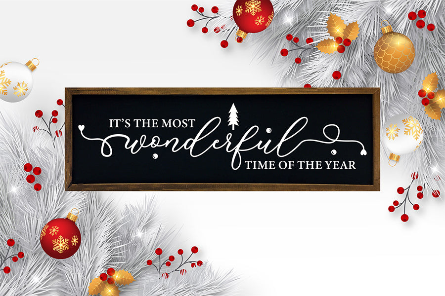 Farmhouse Christmas Sign SVG Cut File